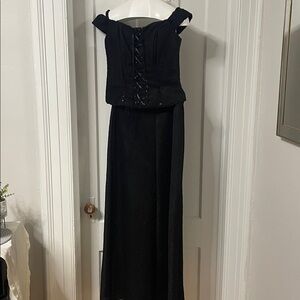 J.R. Nites Black Dress it’s. 2 piece